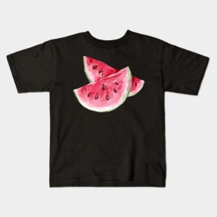 Watermelon Slices | Juicy Summer Fruit Kids T-Shirt